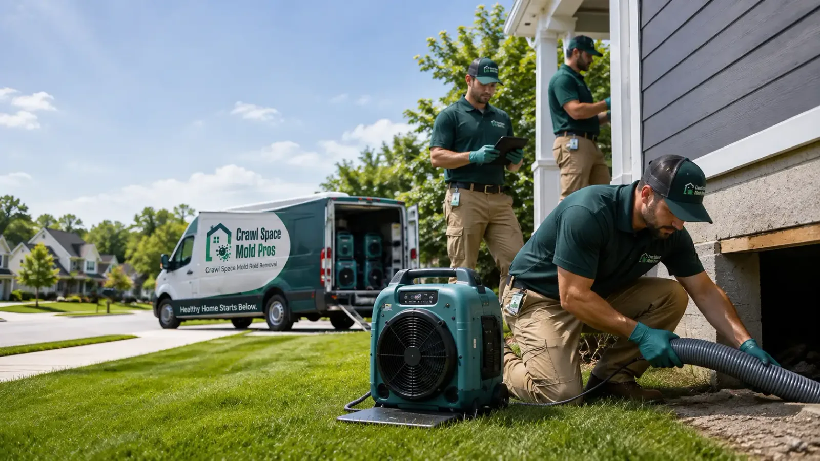 Crawl Space Mold Removal in Bridgewater, VA